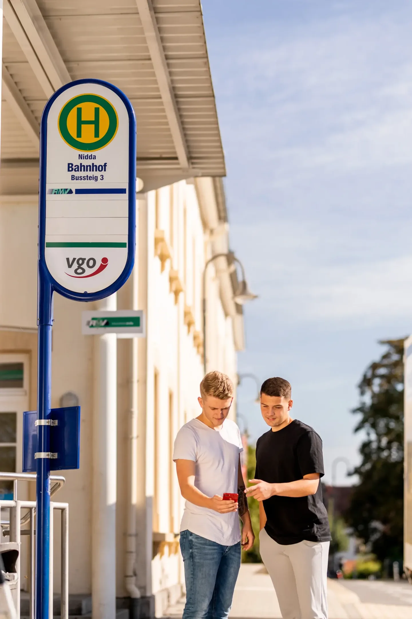 Mit dem Smartphone unterwegs in Nidda
